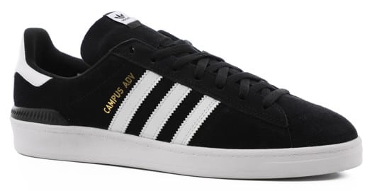 Adidas Campus ADV Skate Shoes - black/white/white - view large