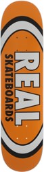 Real Team Classic Oval 7.5 True Mid Shape Skateboard Deck - orange