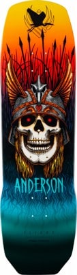 Powell Peralta Andy Anderson Heron Skull 9.13 Flight Skateboard Deck - multi - view large