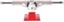 Ace Classic 33 Hi Skateboard Trucks - polished/red - reverse