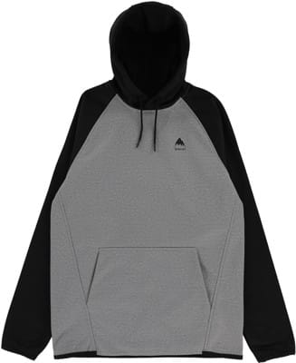 Burton Crown Weatherproof Fleece Hoodie (Closeout) - gray heather/true black - view large