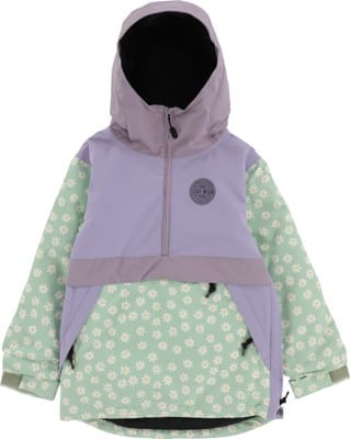 Airblaster Youth Trenchover Snowboard Jacket - mint daisy - view large