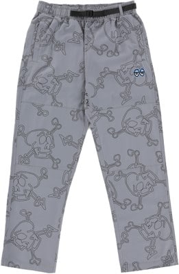 Krooked Style Eyes Ripstop Double Knee Pants - grey/black - view large