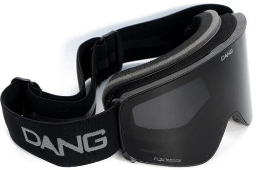 Dang Shades FL2.0 Mag Tech Goggles + Bonus Lens - black/black smoke + yellow lens - view large