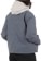 Airblaster Women's Chore Insulated Jacket - overall stripe - reverse