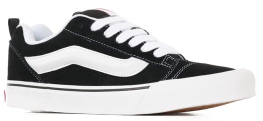 Vans Knu Skool Shoes - black/true white - view large