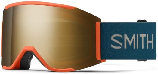 Smith Squad Mag ChromaPop Goggles + Bonus Lens - rust/sun black gold mirror + storm blue sensor mirror lens - view large