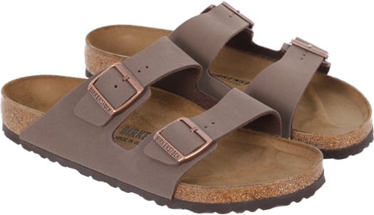 Birkenstock Arizona Birkibuc Sandal - mocha - view large