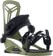 Union Flite Pro Snowboard Bindings (Closeout) 2025 - olive green - reverse