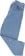 Polar Skate Co. Big Boy Jeans - mid blue - front detail