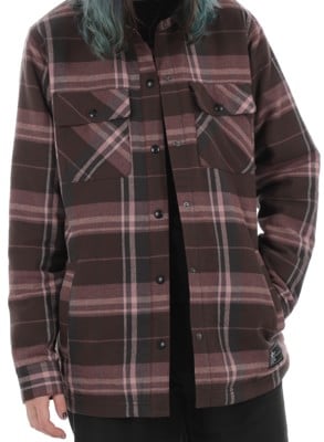 Volcom Women's Insulated Riding Flannel Jacket (Closeout) - dusty lavender - view large
