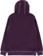 Howl DWR Hoodie - eggplant - reverse