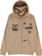 Public Sum Zip Hoodie - brown