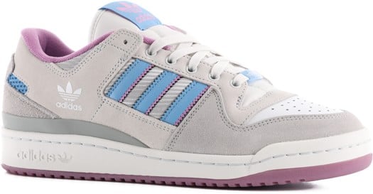 Adidas Forum 84 Low ADV Skate Shoes - grey two/crystal white/white - view large