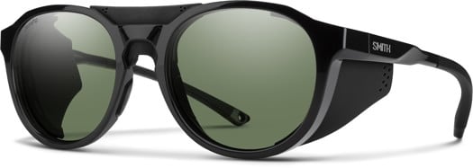 Smith Venture Polarized Sunglasses - matte black/chromapop gray green polarized lens - view large