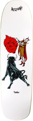 Welcome Yanko Matador 9.0 Panther Shape Skateboard Deck - white - view large