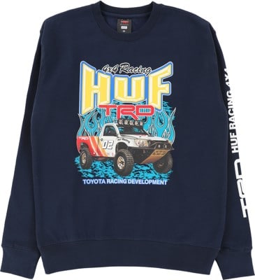 HUF TRD Pit Crew Sweatshirt - navy - view large