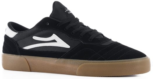 Lakai Cambridge Skate Shoes - black/gum suede - view large