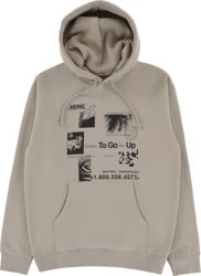 Howl Collage Hoodie - cement