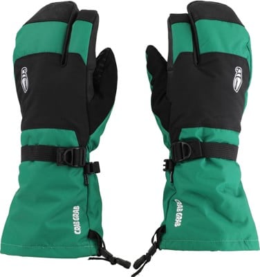 Crab Grab Cinch Trigger Mitts - forest and black - view large