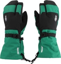 Crab Grab Cinch Trigger Mitts - forest and black