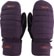 Howl Down Mitts - eggplant