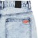 Tactics Carpenter Denim Shorts - washed blue - reverse detail