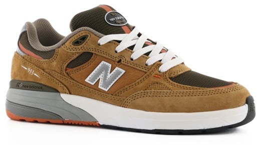 New Balance Numeric 933 Andrew Reynolds Skate Shoes - brown/grey - view large