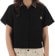 Tactics Women's Crop Button Shirt - (cherries wheels) black