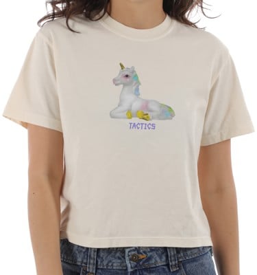 Tactics Women's Unicorn Boxy T-Shirt - white - view large