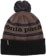 Patagonia Powder Town Beanie - park stripe: marlow brown