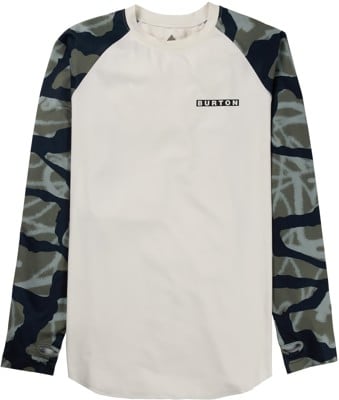 Burton Roadie Base Layer Tech T-Shirt - stout white/graffiti camo - view large