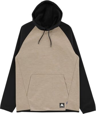 Burton Crown Weatherproof Fleece Hoodie - summit taupe heather/true black - view large