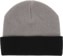 Spitfire Spitball Cuff Beanie - charcoal/black - reverse