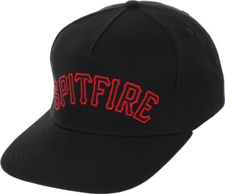 Spitfire Spitball Snapback Hat - black/red - view large