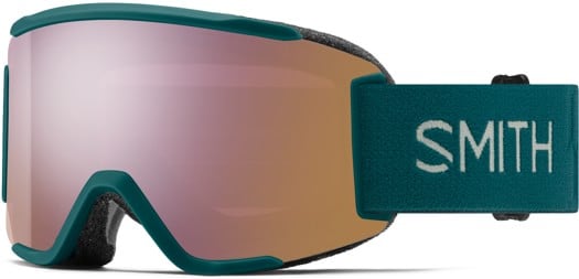 Smith Squad S Goggles - malachite/everyday rose gold mirror + clear lens - view large