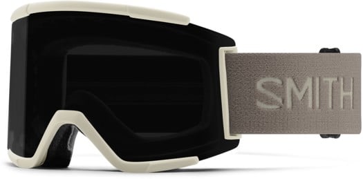 Smith Squad XL ChromaPop Goggles + Bonus Lens - chalk/sun black + storm blue sensor mirror lens - view large