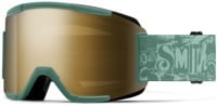 Smith Squad ChromaPop Goggles + Bonus Lens - cactus zine/sun black gold mirror + clear lens