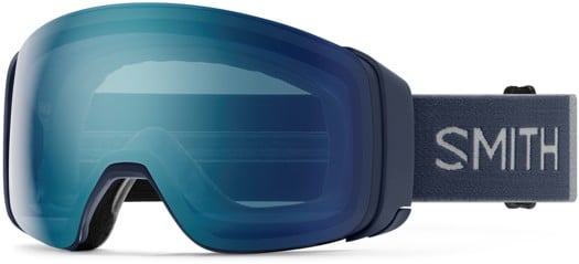 Smith 4D Mag ChromaPop Goggles + Bonus Lens - royal nvy/everyday blue mirror + storm blue snsr mirror lens - view large