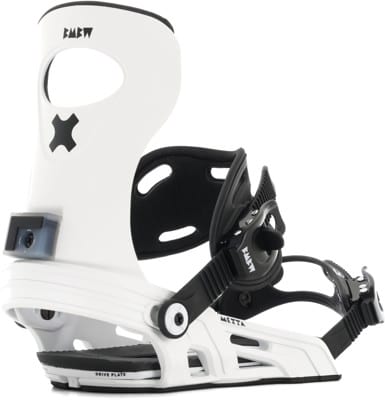 Bent Metal Women's Metta Snowboard Bindings 2026 - white - view large