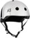 S-One Lifer Dual Certified Multi-Impact Skate Helmet - silver mirror gloss