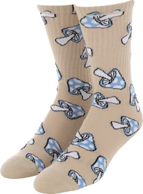 HUF Shrooms Sock - tan - view large