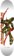 Powell Peralta Caballero Gundam 8.25 243 Shape Skateboard Deck - white/gold foil