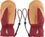 Crab Grab Punch Mitts - maroon - palm