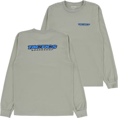 Tactics Throwback Logo L/S T-Shirt - sage - view large