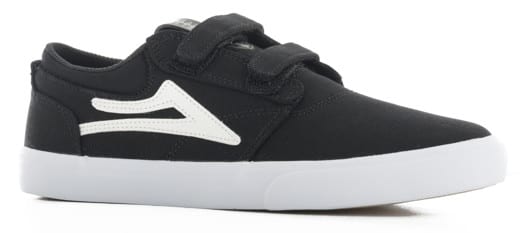 Lakai Kids Griffin Skate Shoes - black canvas - view large