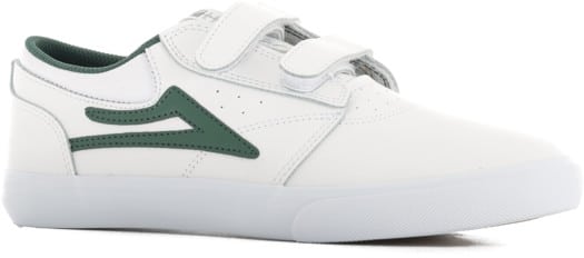Lakai Kids Griffin Skate Shoes - white/pine leather - view large