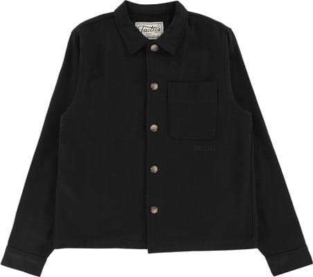 Tactics Ultra Heavy Wool Flannel Shirt - black - view large