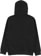 HUF Classic Logo Zip Hoodie - black - reverse