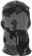 Airblaster Cozy Fleece Face Tube - black dinoflage xl - reverse